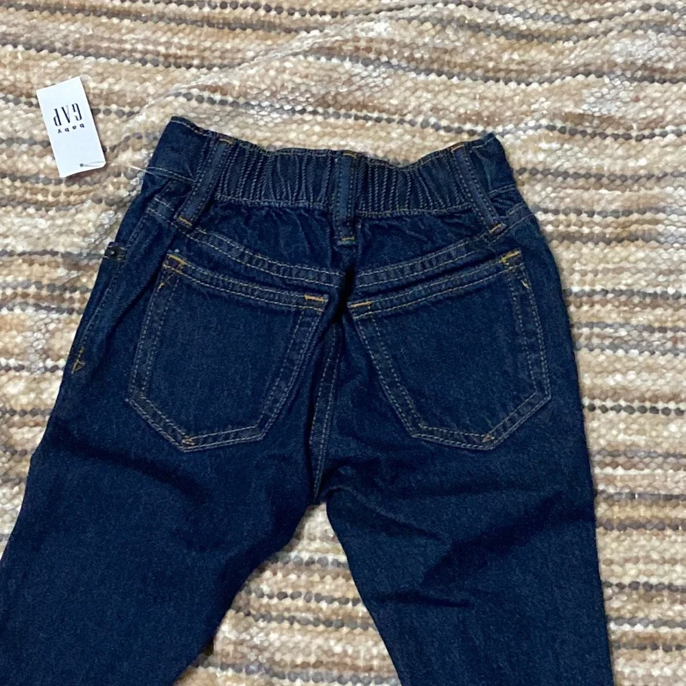 Baby Gap Baby Boy Dark Wash Denim Insulated Blue Jeans 12-18 Months